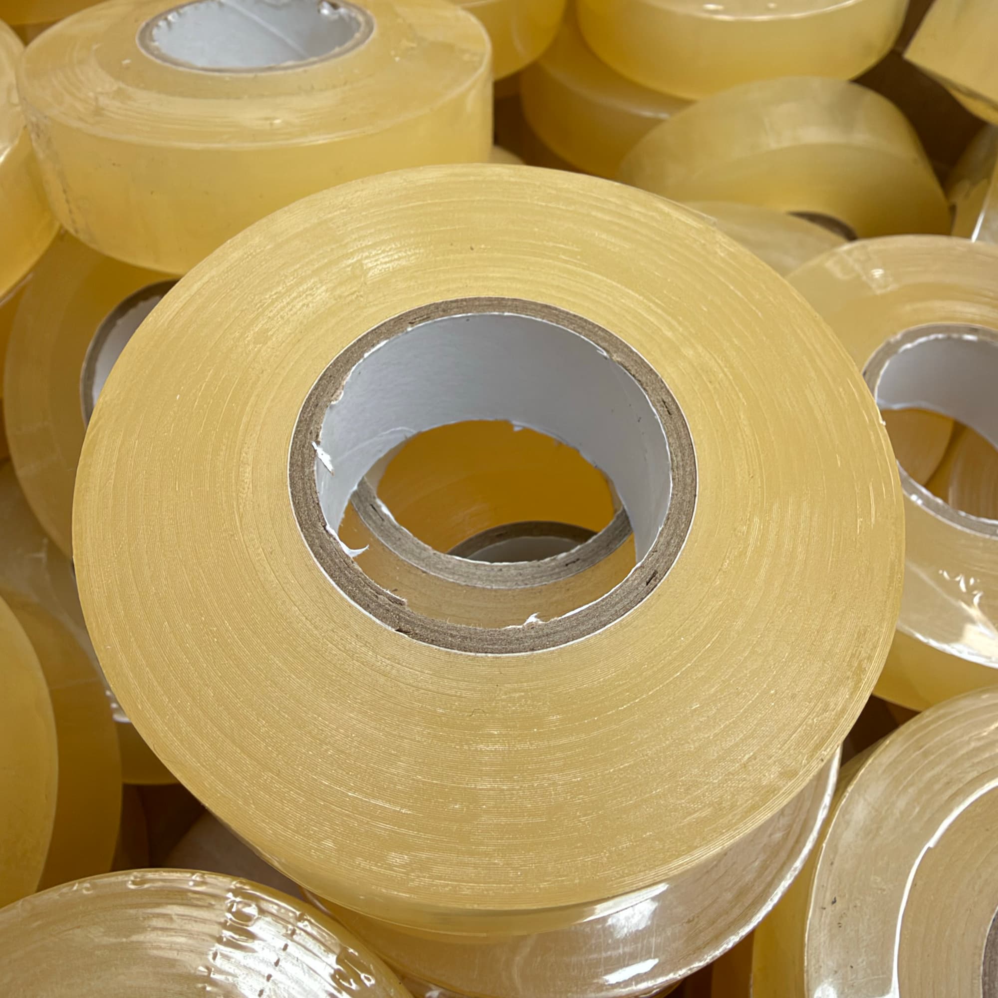 Clear PVC shin-pad and sock tape, 25mm × 25m roll